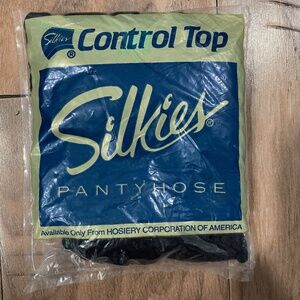 New Control Top Black Pantyhose